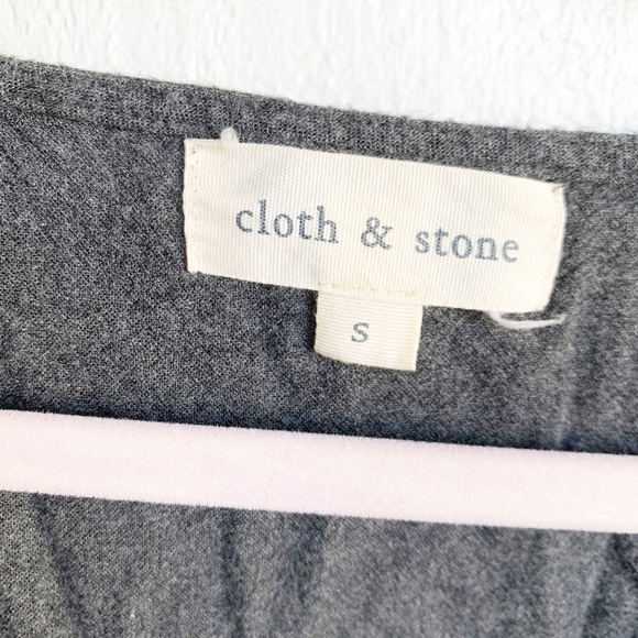 Anthropologie Cloth & Stone Cold Shoulder Top S - Picture 5 of 7